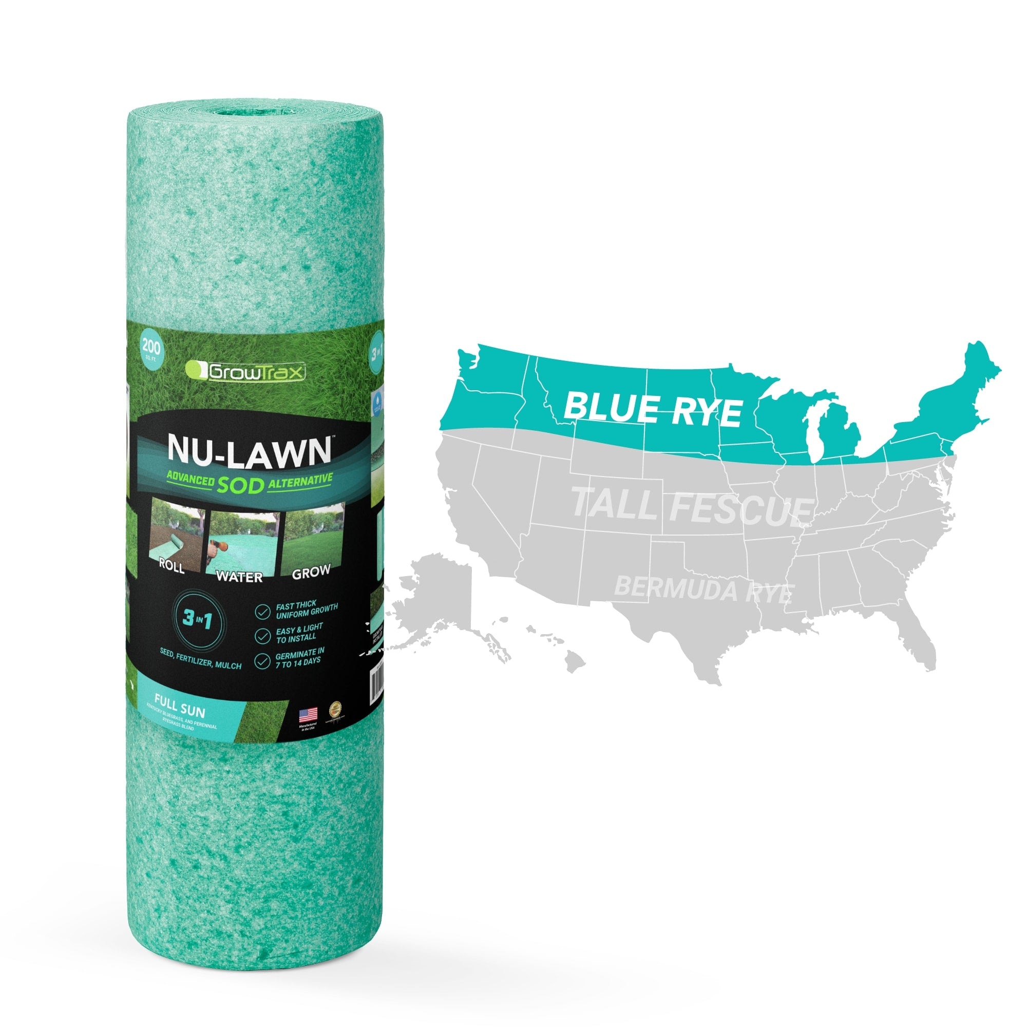 NU-Lawn Roll (200 sq ft roll) – GrowTrax Grass