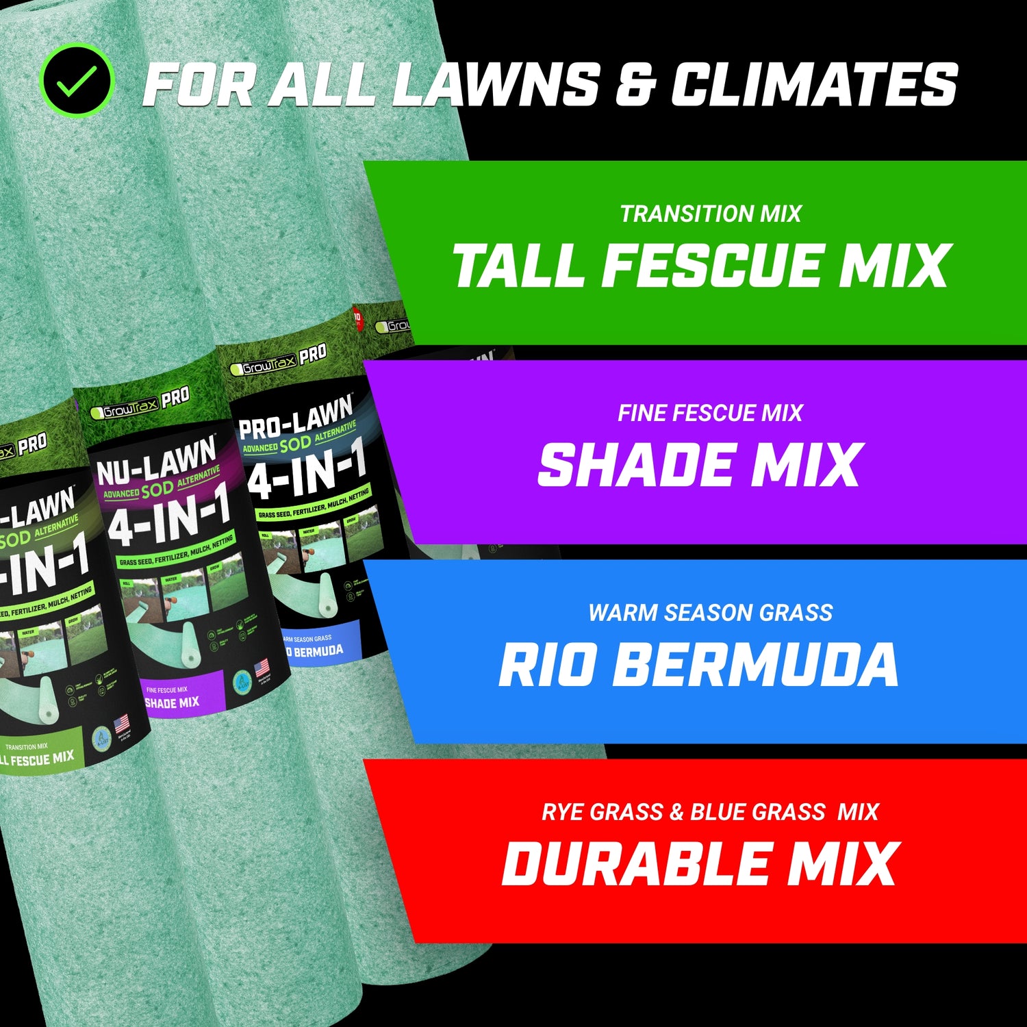 GrowTrax PRO-Lawn Large Area (500 SQFT)